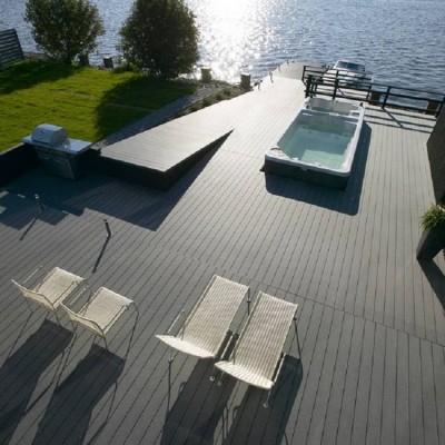 Outdoor Wpc Wooden Flooring Pvc Wpc Deck Floor