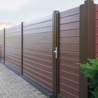 Cheap wood plastic composite fence/wpc fence panel for sale