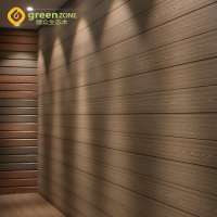 Natural durable wood grain exterior decorative wpc wall panel cladding